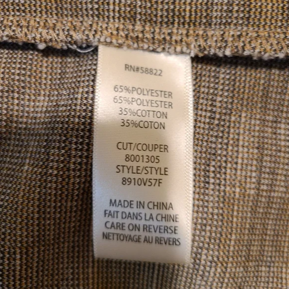 💥💥💥 HOT SALE Max Studio Dress Size Large Beige and Black Color Size Large - Picture 8 of 9